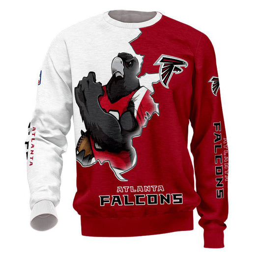 Atlanta Falcons Sweatshirt 3D Style Mascot