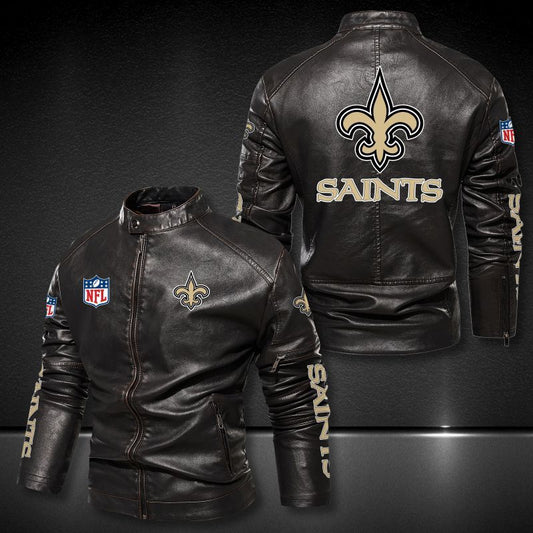  New Orleans Saints Leather Jackets