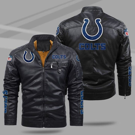  Indianapolis Colts Leather Jacket