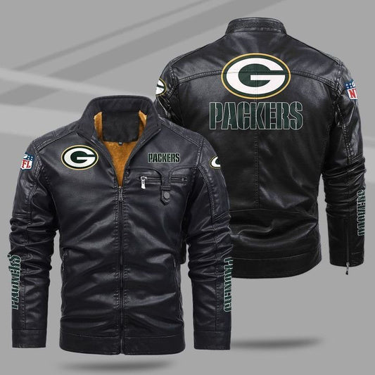 Green Bay Packers Leather Jacket 