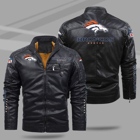 Denver Broncos Leather Jacket