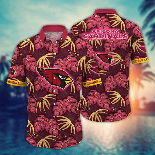 Arizona Cardinals Hawaiian Shirt style Suntan