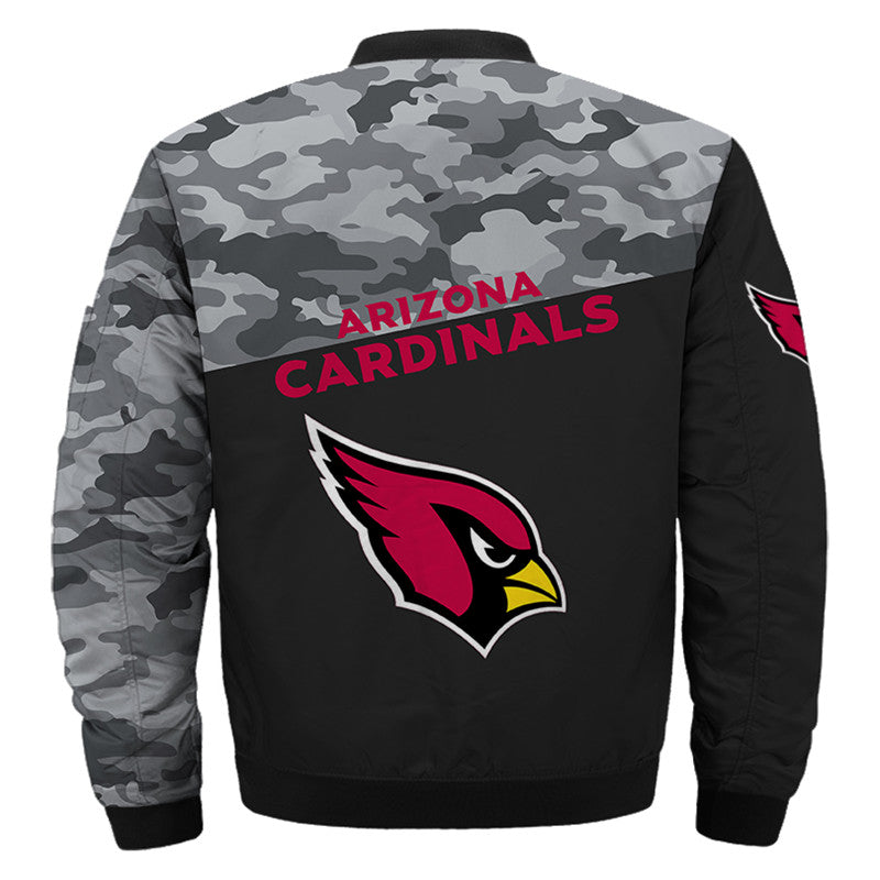 Arizona Cardinals bomber jacket camouflage style