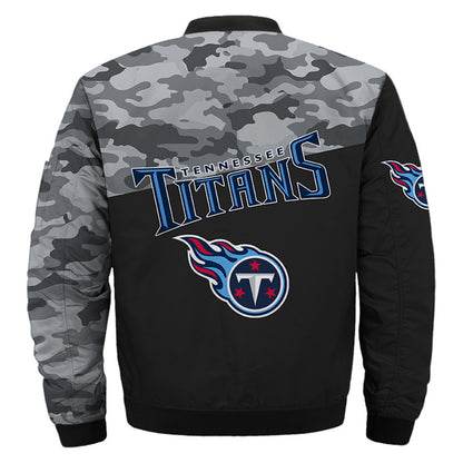 Tennessee Titans bomber jacket camouflage