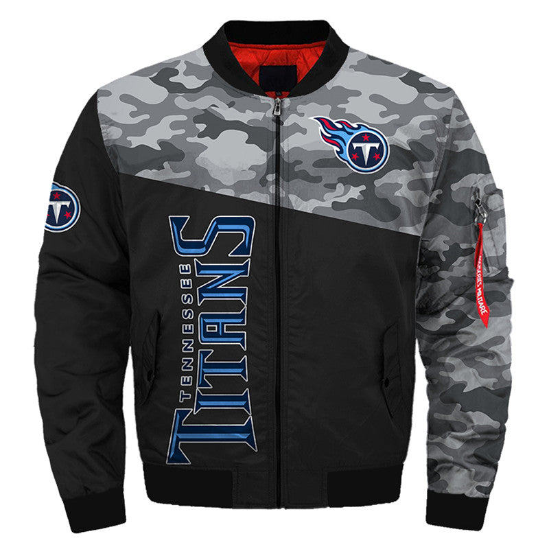 Tennessee Titans bomber jacket camouflage