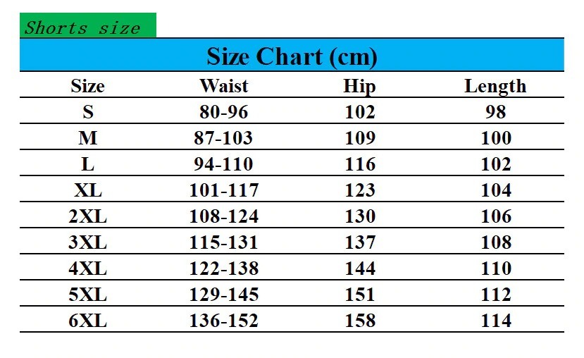 Size Chart  Los Angeles Chargers Sweatpants