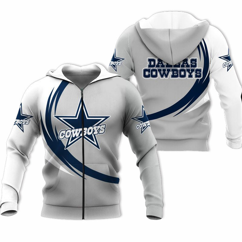 Dallas Cowboys Hoodie 3D Style curve