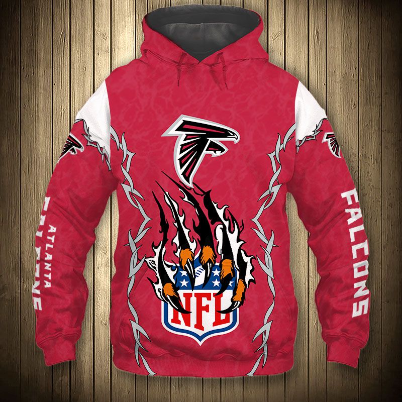 Atlanta Falcons Hoodie 3D Style monster claws