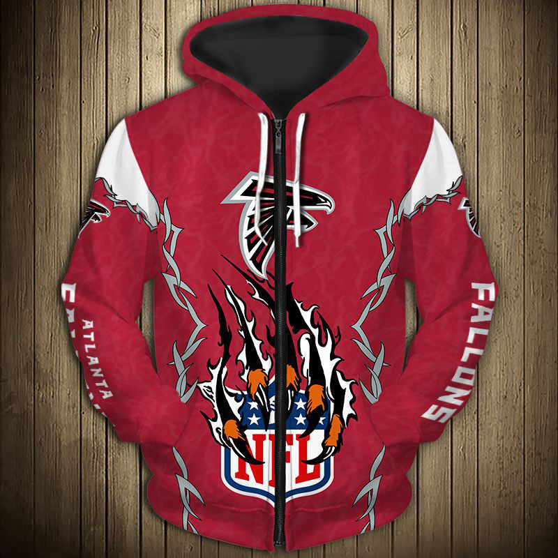 Atlanta Falcons Hoodie 3D Style monster claws