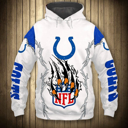 Indianapolis Colts Hoodie 3D Style monster claws