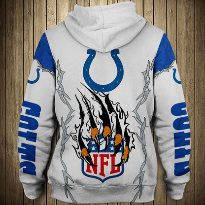 Indianapolis Colts Hoodie 3D Style monster claws