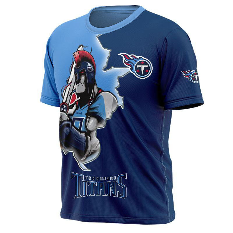 Tennessee Titans T-shirt 3D Style Mascot