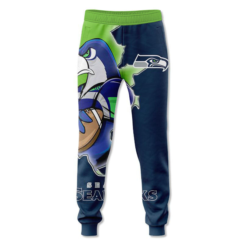 Seattle Seahawks Sweatpants 3D Mascot