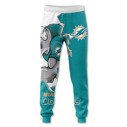 Miami Dolphins Sweatpants 3D Mascot