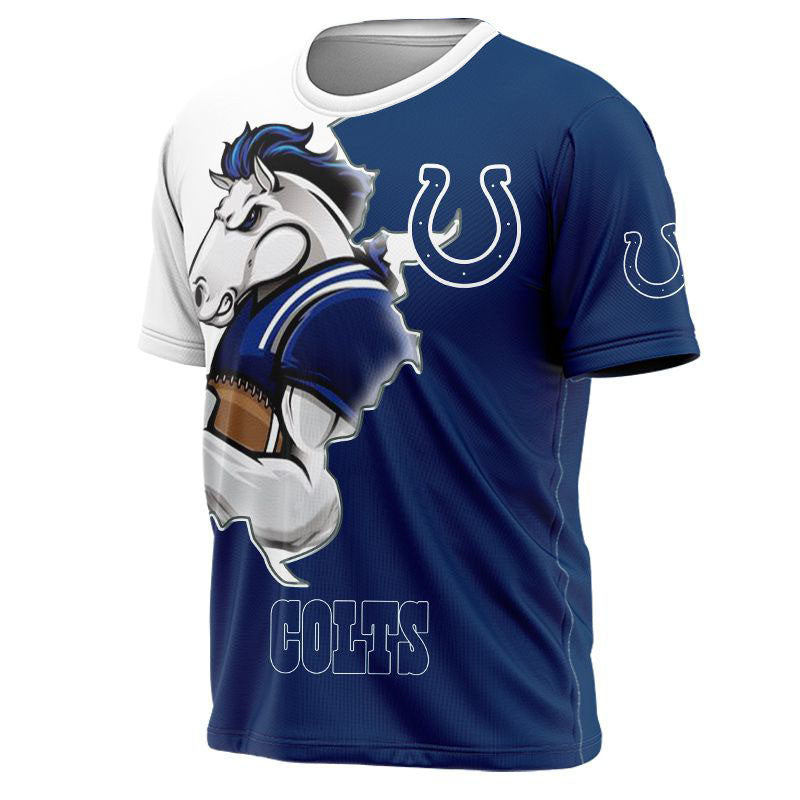 Indianapolis Colts T-shirt 3D Style Mascot