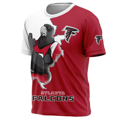 Atlanta Falcons T-shirt 3D Style Mascot