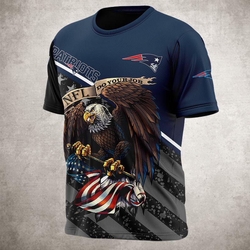 New England Patriots T-shirt 3D Style Ultra eagle