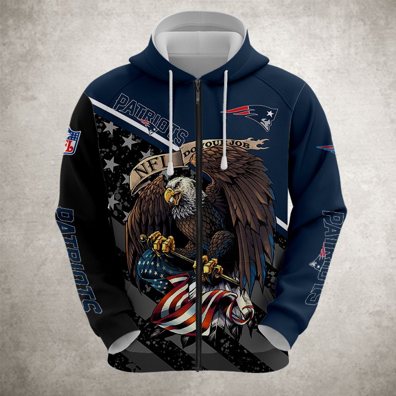 New England Patriots Hoodie 3D Style Ultra eagle