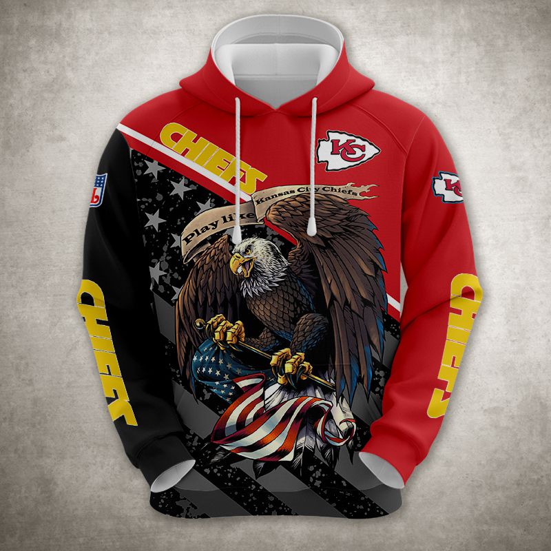 Kansas City Chiefs Hoodie 3D Style Ultra eagle