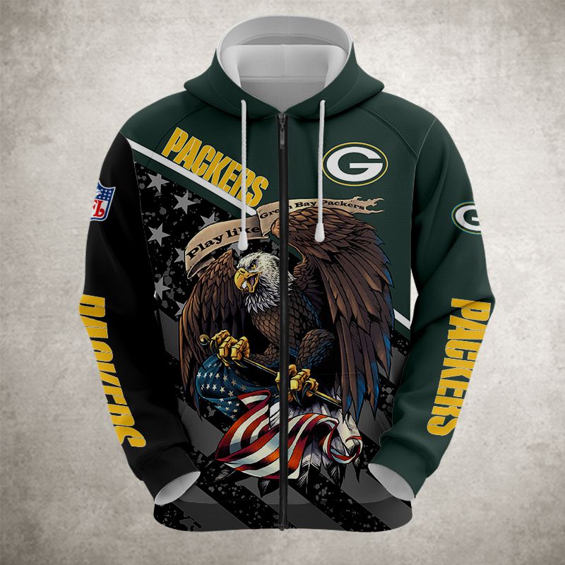 Green Bay Packers Hoodie 3D Style Ultra eagle