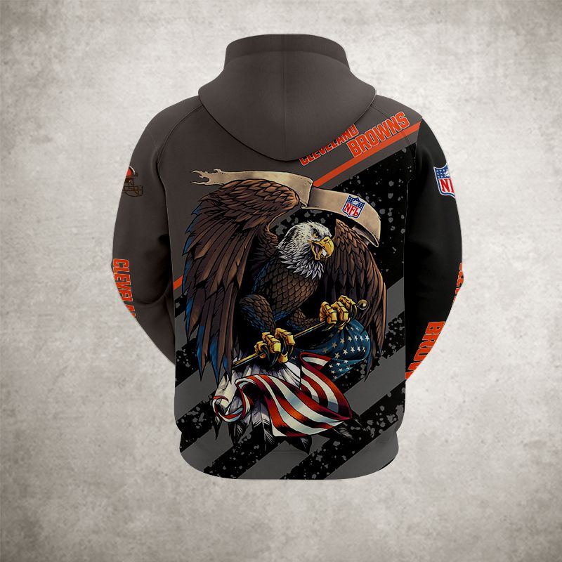 Cleveland Browns Hoodie 3D Style Ultra eagle