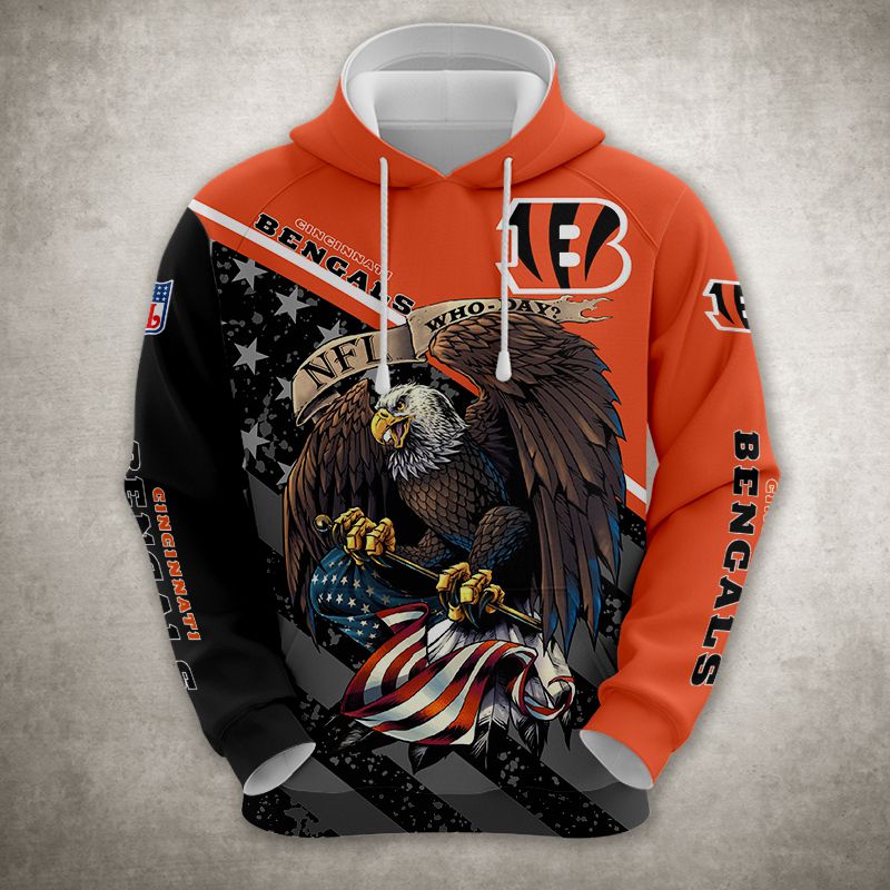 Cincinnati Bengals Hoodie 3D Style Ultra eagle