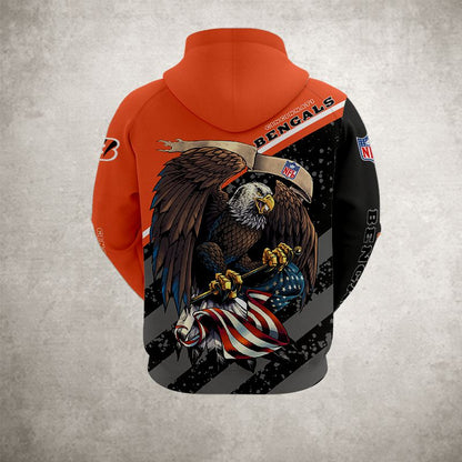 Cincinnati Bengals Hoodie 3D Style Ultra eagle for fans