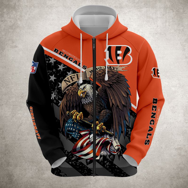 Cincinnati Bengals Hoodie 3D Style Ultra eagle