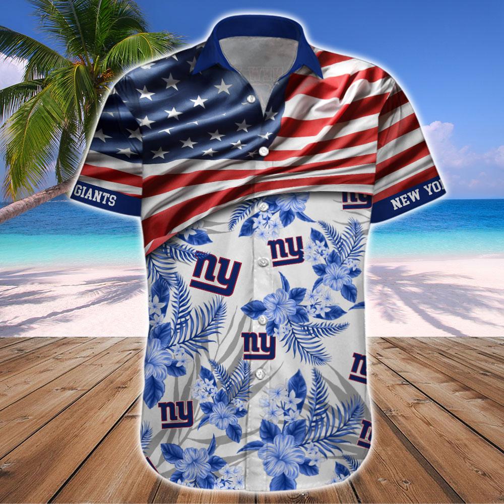 New York Giants Hawaiian Shirt