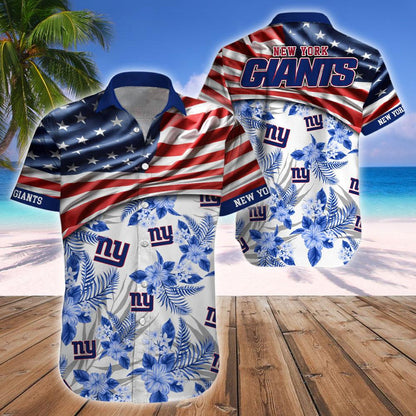 New York Giants Hawaiian Shirt