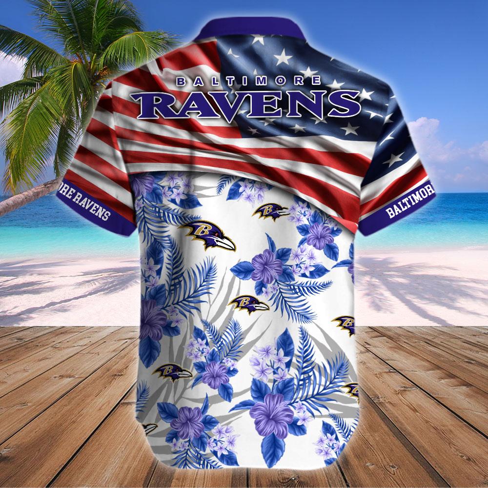 Baltimore Ravens Hawaiian Shirt