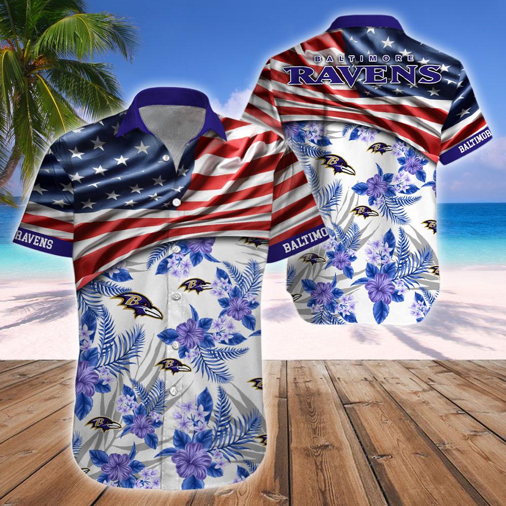 Baltimore Ravens Hawaiian Shirt