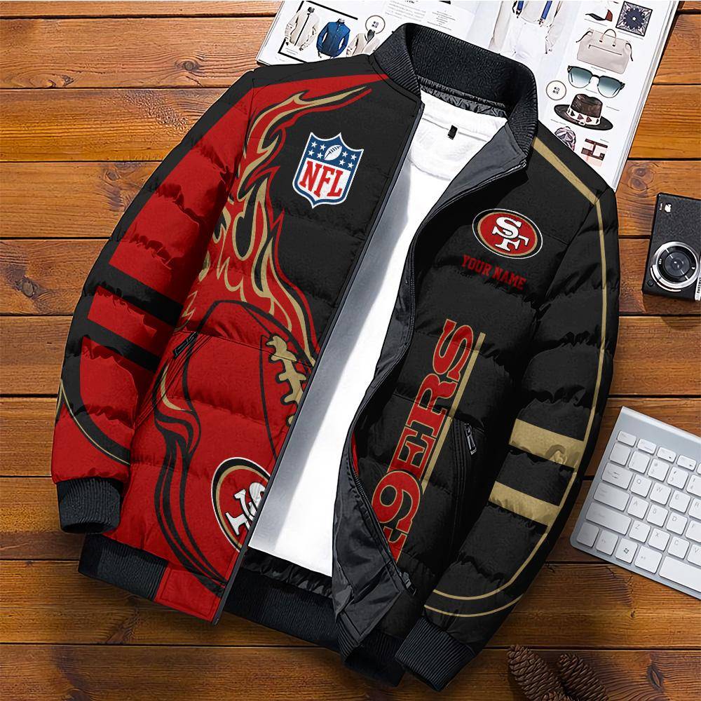 San Francisco 49ers puffer jacket