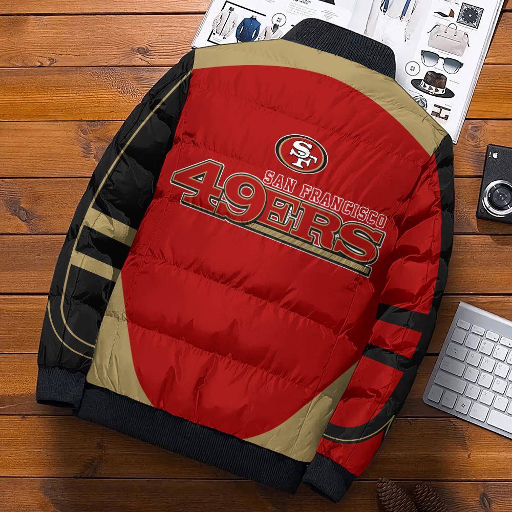 San Francisco 49ers puffer jacket