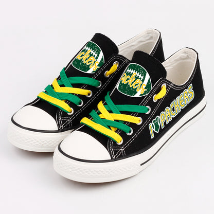 Green Bay Packers Canvas Shoes