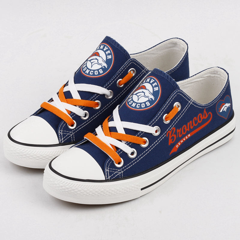 Denver Broncos Canvas Shoes 