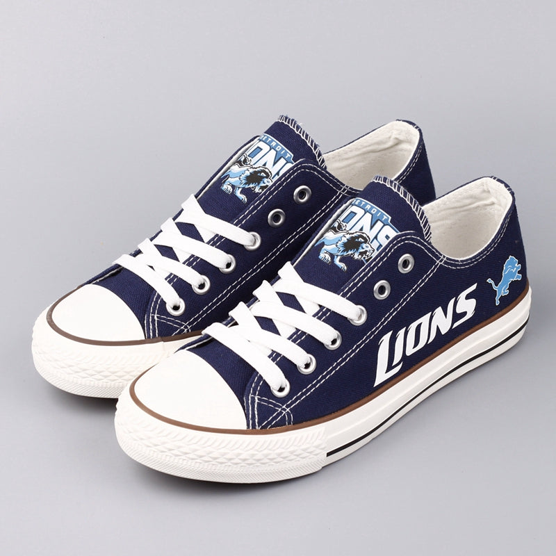 Detroit Lions Canvas Shoes 