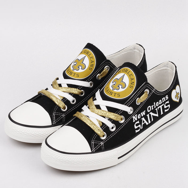 New Orleans Saints Canvas Shoes