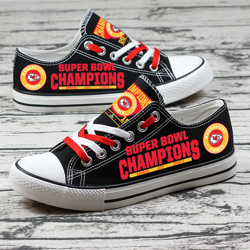 Kansas City Chiefs Canvas Shoes