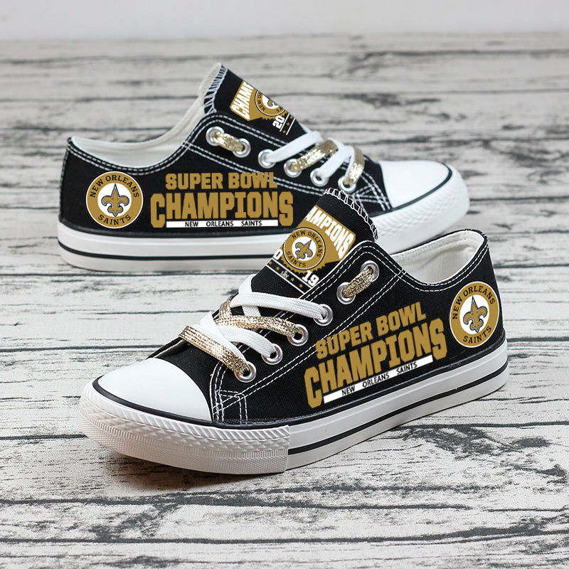 New Orleans Saints Canvas Shoes 