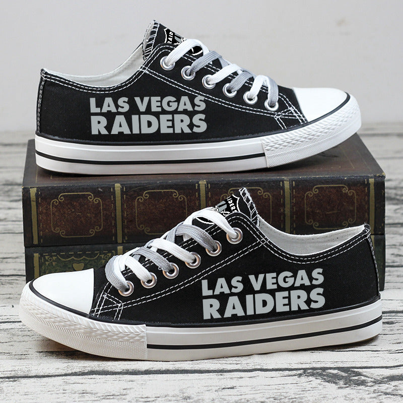 Las Vegas Raiders Canvas Shoes