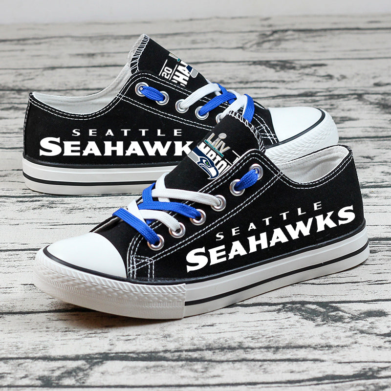 Seattle Seahawks Canvas Shoes