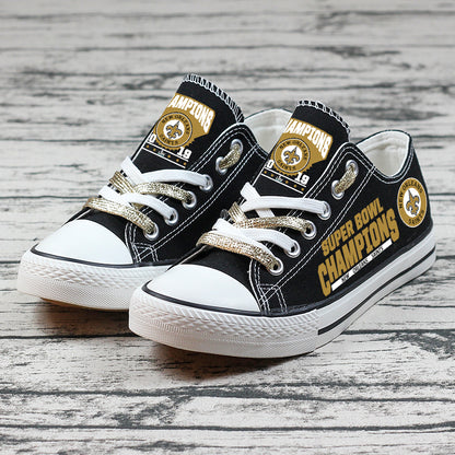 New Orleans Saints Canvas Shoes 