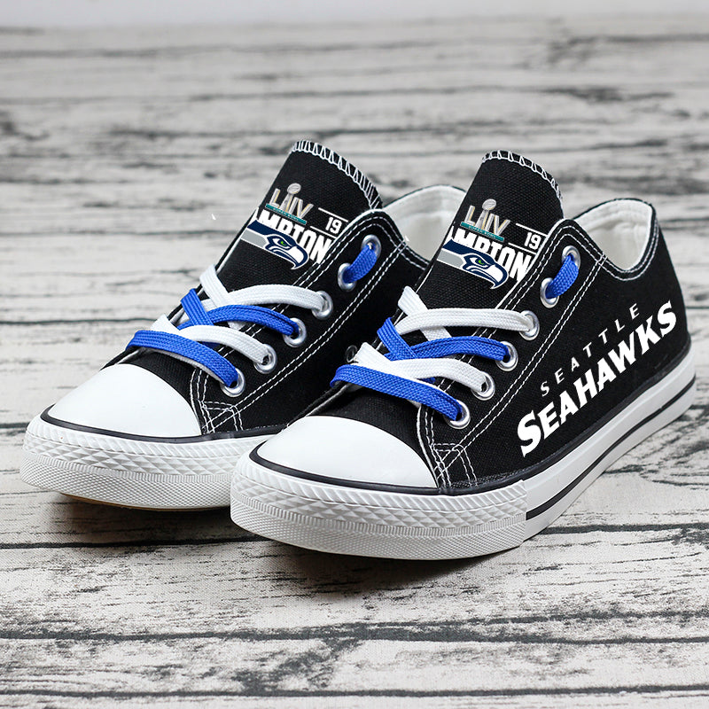 Seattle Seahawks Canvas Shoes