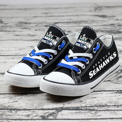 Seattle Seahawks Canvas Shoes