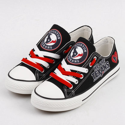 Houston Texans Canvas Shoes black