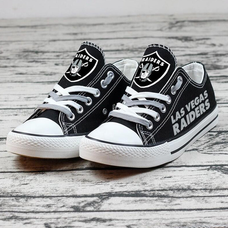 Las Vegas Raiders Canvas Shoes