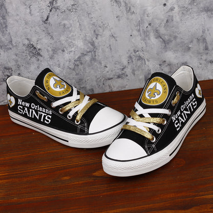 New Orleans Saints Canvas Shoes