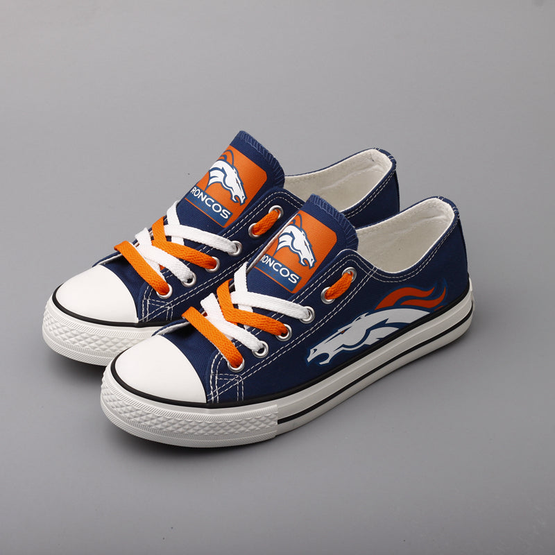 Denver Broncos Canvas Shoes