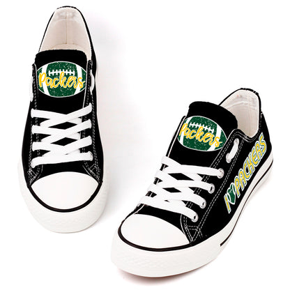 Green Bay Packers Canvas Shoes